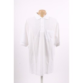 Poloshirt, Hvid, GAME, Med lomme